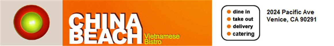 Eating Vietnamese at China Beach Vietnamese Bistro.